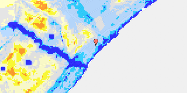 Ekstrem regn på Strandvejen 246