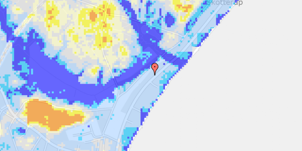 Ekstrem regn på Strandvejen 316