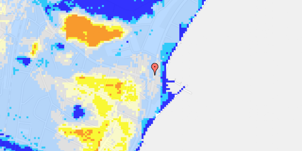 Ekstrem regn på Strandvejen 348