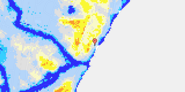 Ekstrem regn på Strandvejen 388A, st. th