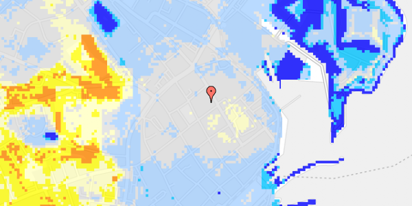 Ekstrem regn på Sudergade 33F