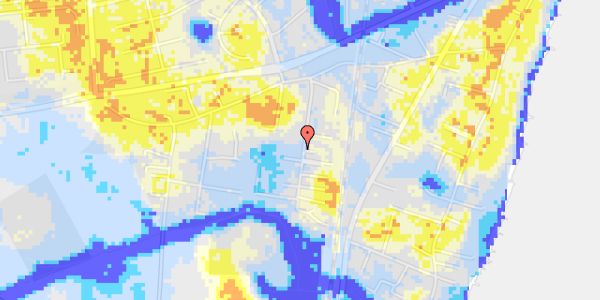 Ekstrem regn på Tibberup Alle 20