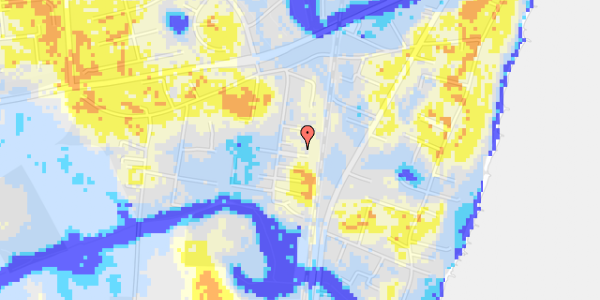 Ekstrem regn på Tibberup Alle 27