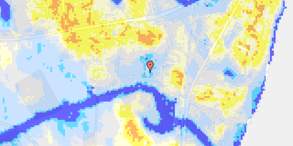 Ekstrem regn på Tibberup Alle 34