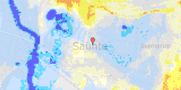 Ekstrem regn på Toftemosevej 19B