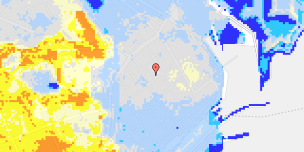 Ekstrem regn på Torvegade 1C, 1. tv