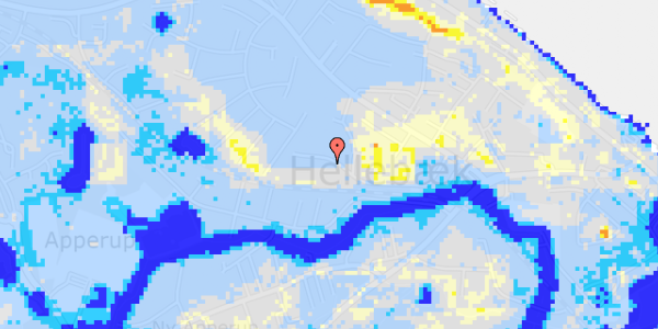 Ekstrem regn på Ålsgårde Stationsvej 11