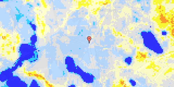 Ekstrem regn på Ansgarvej 1