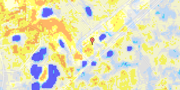 Ekstrem regn på Centervænget 41, 1. th