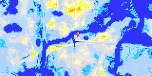 Ekstrem regn på Damvejen 2