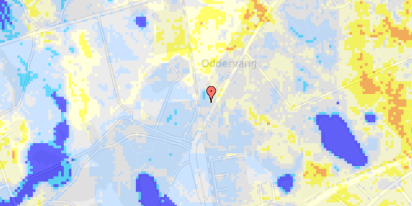 Ekstrem regn på Fredensborgvej 25