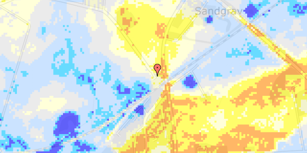 Ekstrem regn på Fuglebjergvej 1