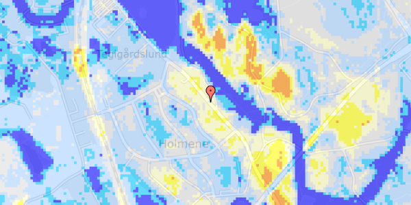 Ekstrem regn på Funkevej 22, st. 