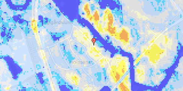 Ekstrem regn på Funkevej 24