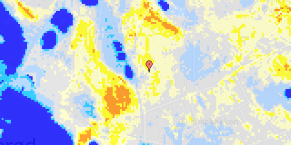 Ekstrem regn på Fyrrebakken 18