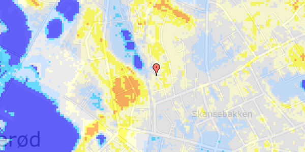 Ekstrem regn på Fyrrebakken 21