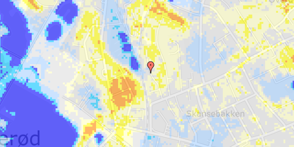 Ekstrem regn på Fyrrebakken 25