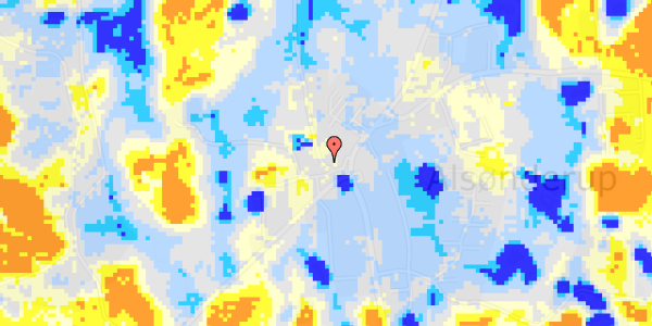 Ekstrem regn på Gydelandsvej 2