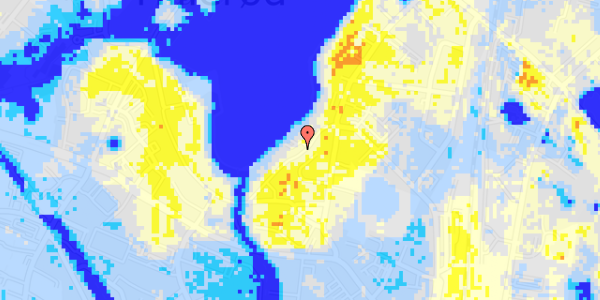 Ekstrem regn på Helsingørsgade 17, 2. th