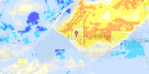 Ekstrem regn på Herlevgårdsvej 4