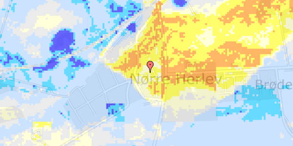 Ekstrem regn på Herlevgårdsvej 5