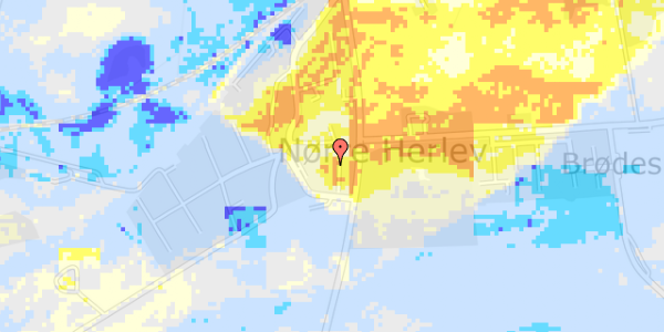 Ekstrem regn på Herlevgårdsvej 12