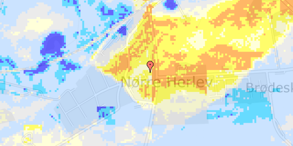 Ekstrem regn på Herlevgårdsvej 13