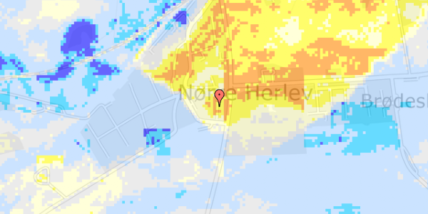 Ekstrem regn på Herlevgårdsvej 14