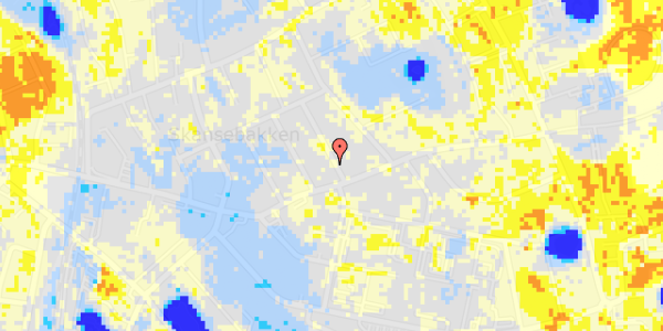 Ekstrem regn på Hyrdebakken 3A