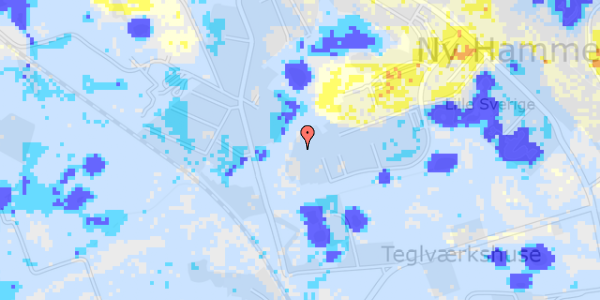 Ekstrem regn på Leerbjerg Lod 17