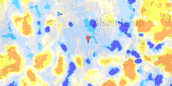 Ekstrem regn på Møllesvinget 3