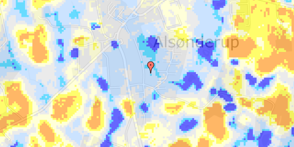 Ekstrem regn på Møllesvinget 6