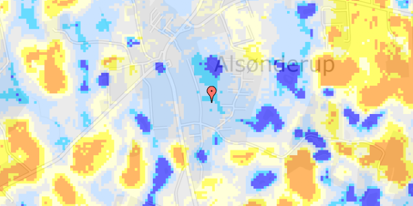 Ekstrem regn på Møllesvinget 8