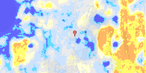 Ekstrem regn på Pibe Møllevej 13