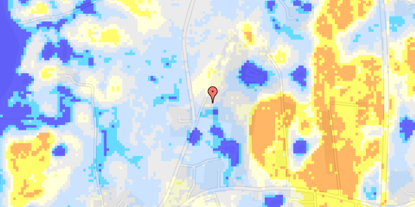 Ekstrem regn på Pibe Møllevej 14A