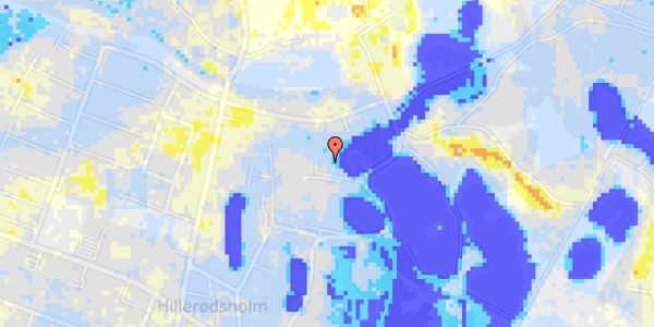 Ekstrem regn på Rørdamsvej 4