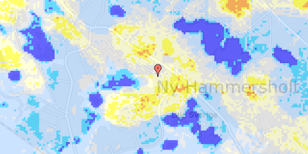 Ekstrem regn på Slettebjerget 13