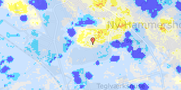 Ekstrem regn på Slettebjerget 89