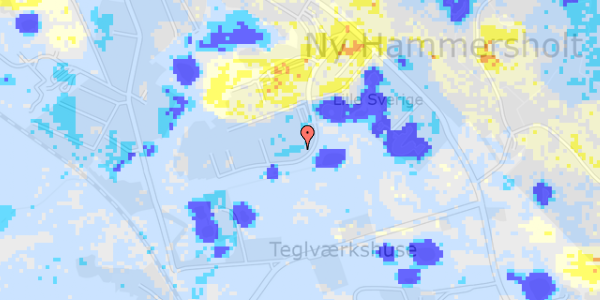 Ekstrem regn på Slettebjerget 125