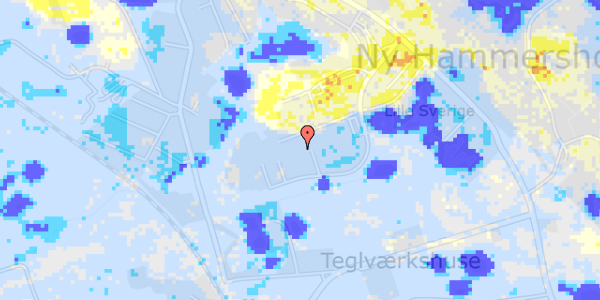 Ekstrem regn på Slettebjerget 154