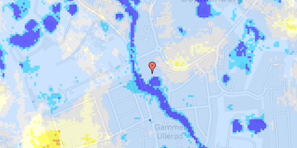 Ekstrem regn på Sophienborg Alle 2C, 2. 6