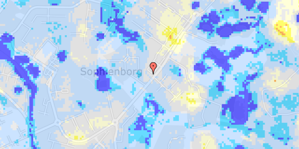 Ekstrem regn på Sophienlund 10