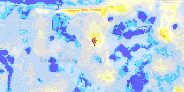 Ekstrem regn på Sophienlund 31