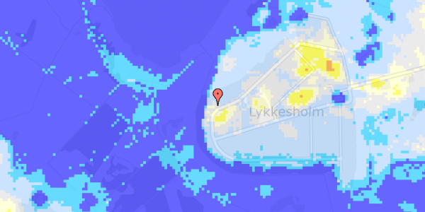 Ekstrem regn på Søsvinget 42