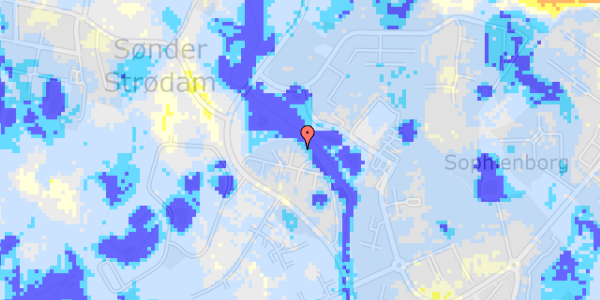 Ekstrem regn på Viemosevej 14