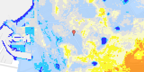 Ekstrem regn på Amtsvejen 42