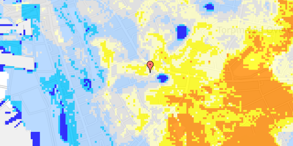 Ekstrem regn på Amtsvejen 68