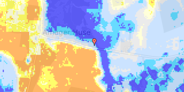 Ekstrem regn på Amtsvejen 247