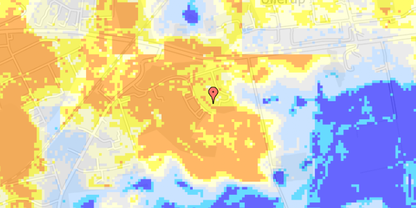 Ekstrem regn på Degnebakken 90