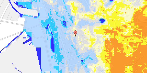 Ekstrem regn på Fredens Alle 5